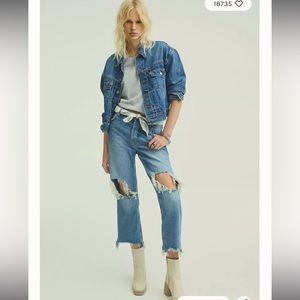 We the Free Maggie Mid Rise Straight Leg Jeans 31